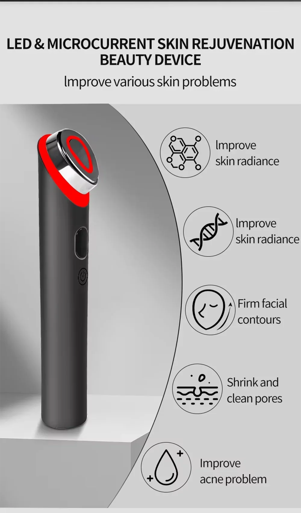 7-Color Facial Massager – EMS Lift & Anti-Wrinkle Device